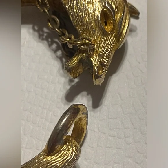 🐴 Vintage Equestrian Horse Bangle Bracelet #9275 - Picture 9 of 9